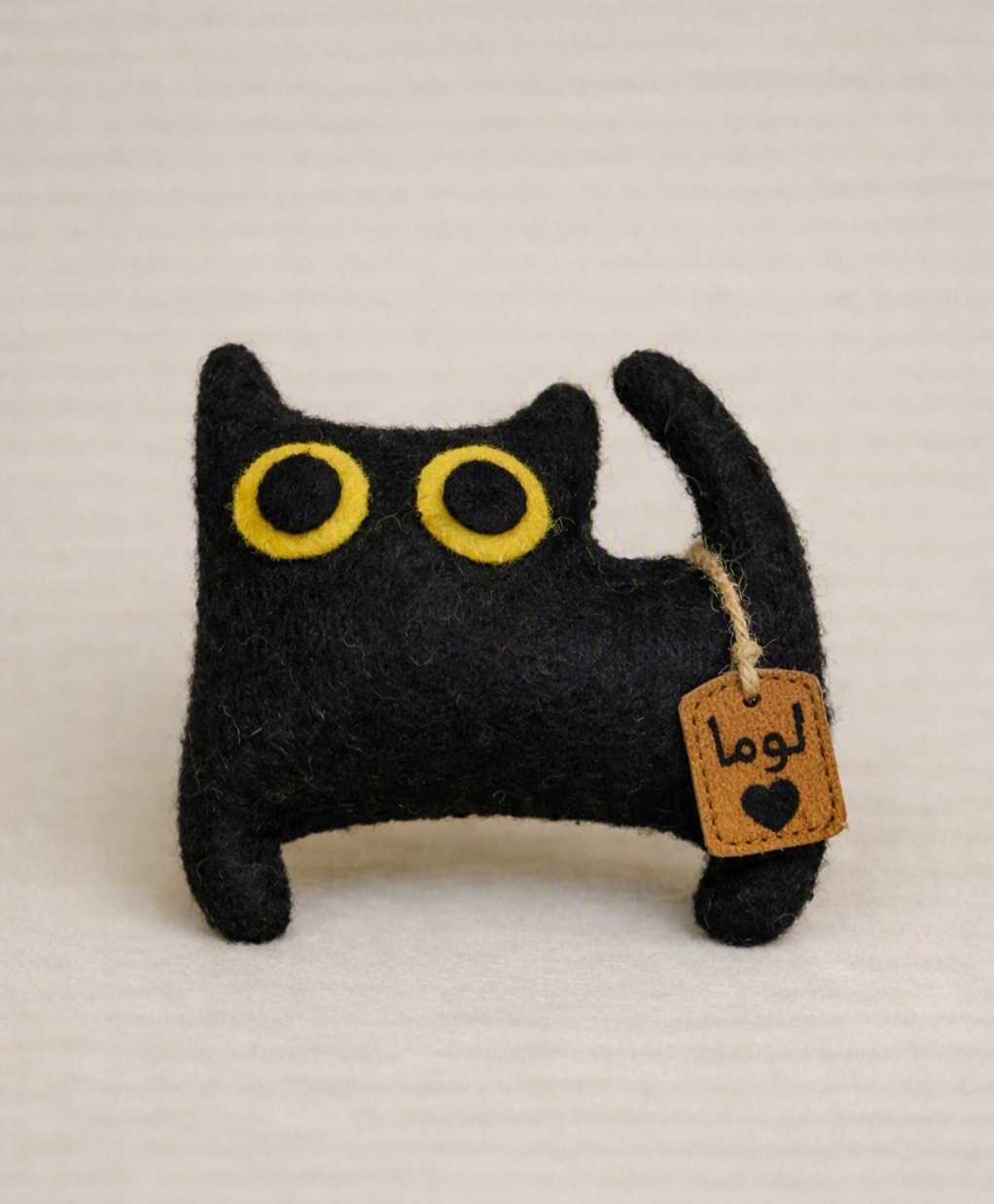 عروسک نمدی هیولا ،luma، دکمه